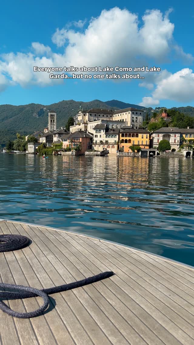Lake Orta's Colorful Towns and Island