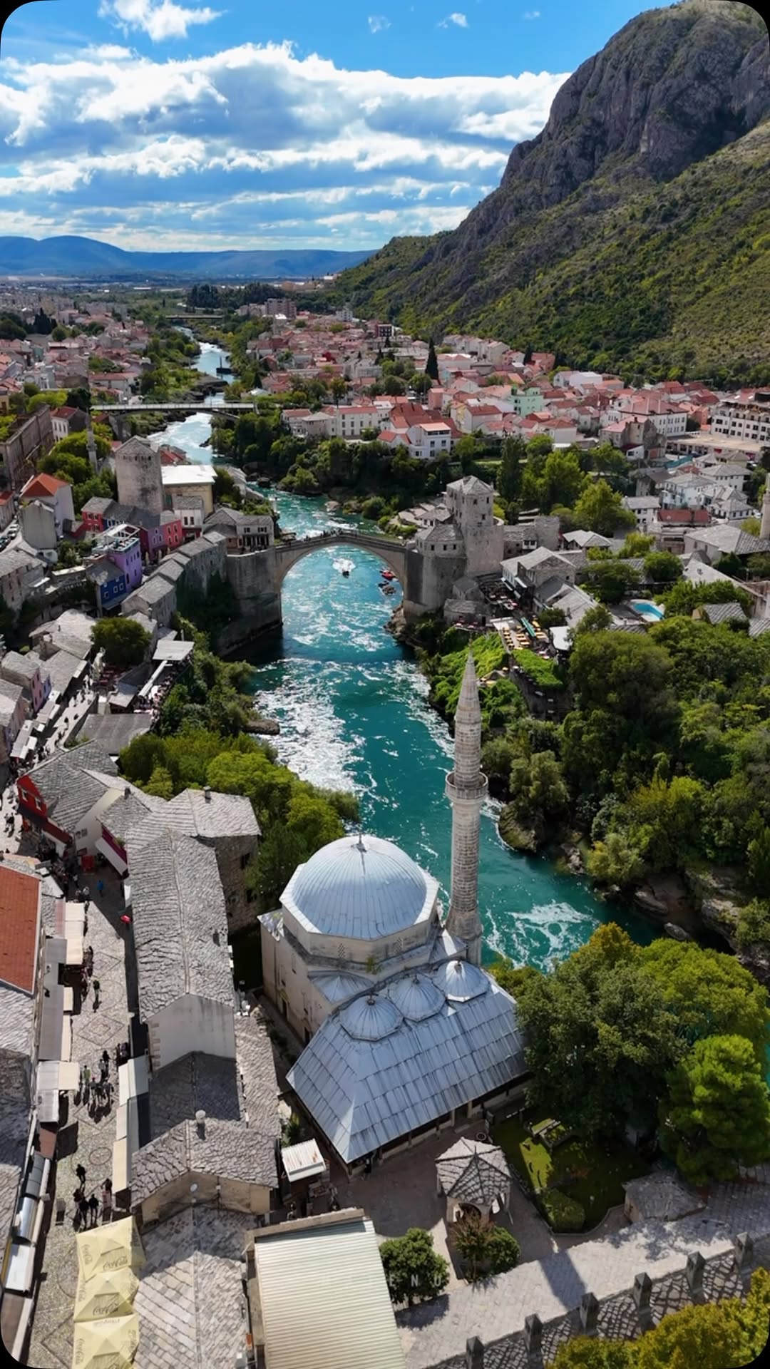 Mostar's Charm: Cobblestone Streets and Neretva River