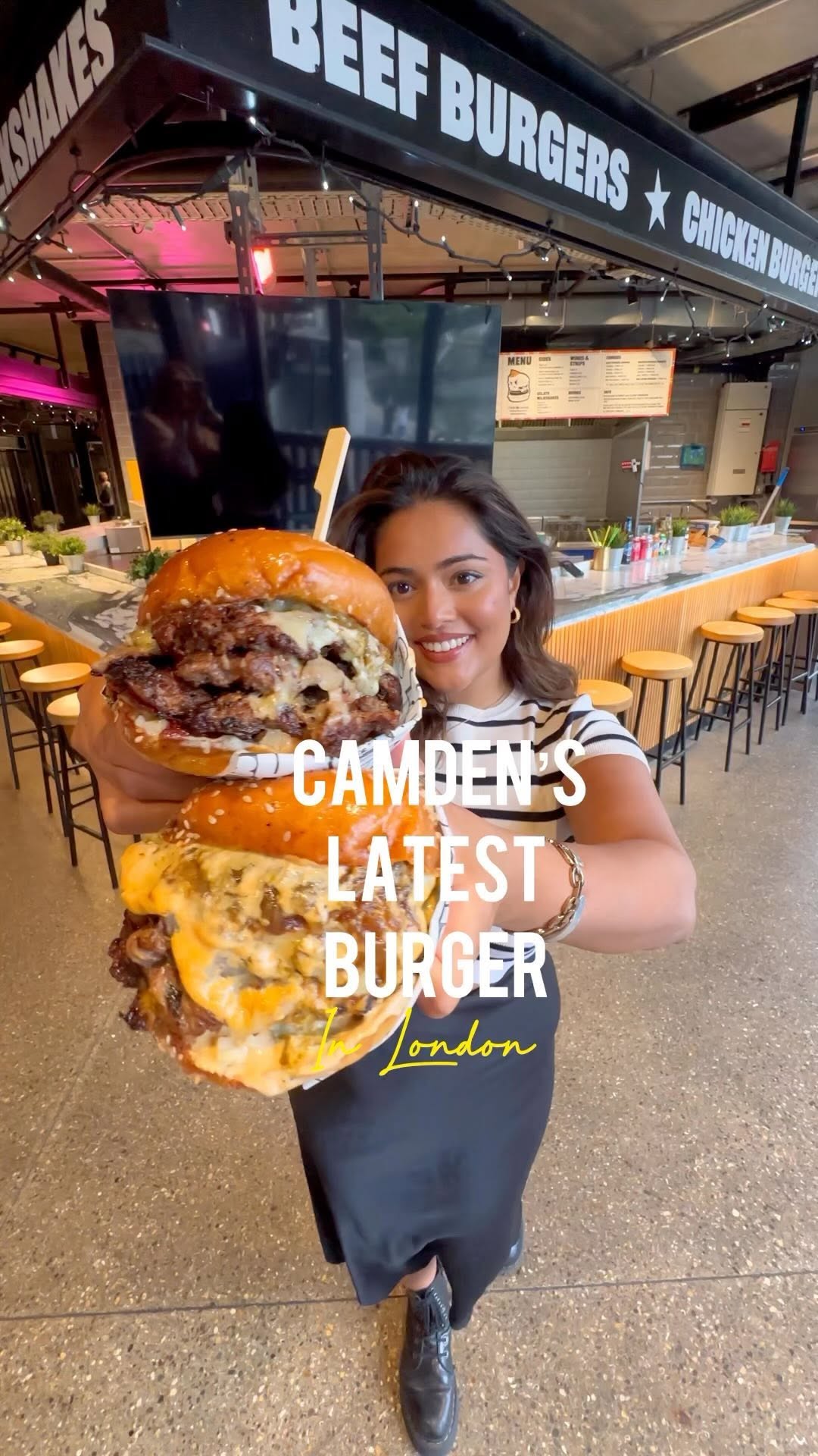 Camden Burger Spots Feature Brisket Tower Burger