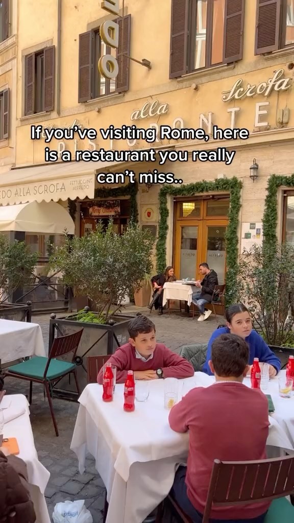 Rome's Fettuccine Alfredo Birthplace Restaurant