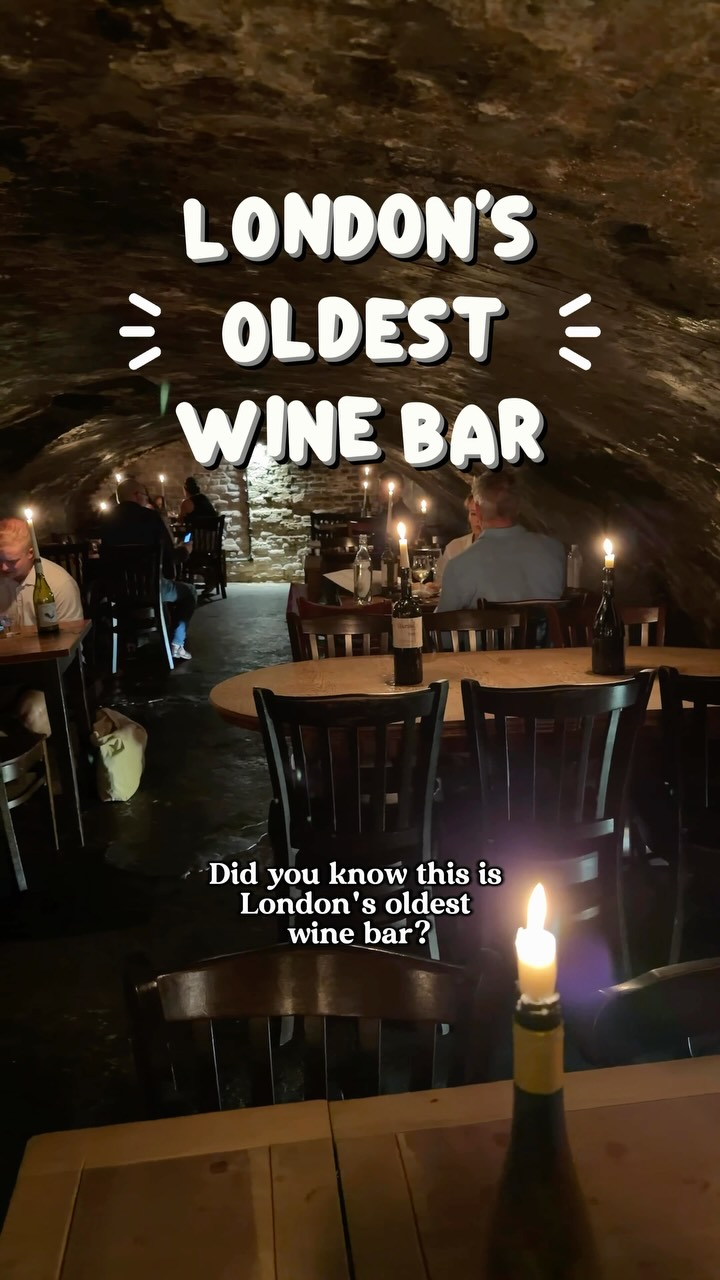 Historic London Wine Bar Offers Underground Charm