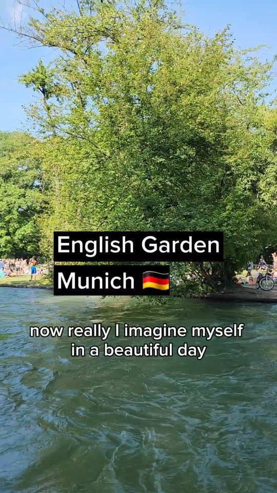 Munich's English Garden: Beer, River Surfing, and Food