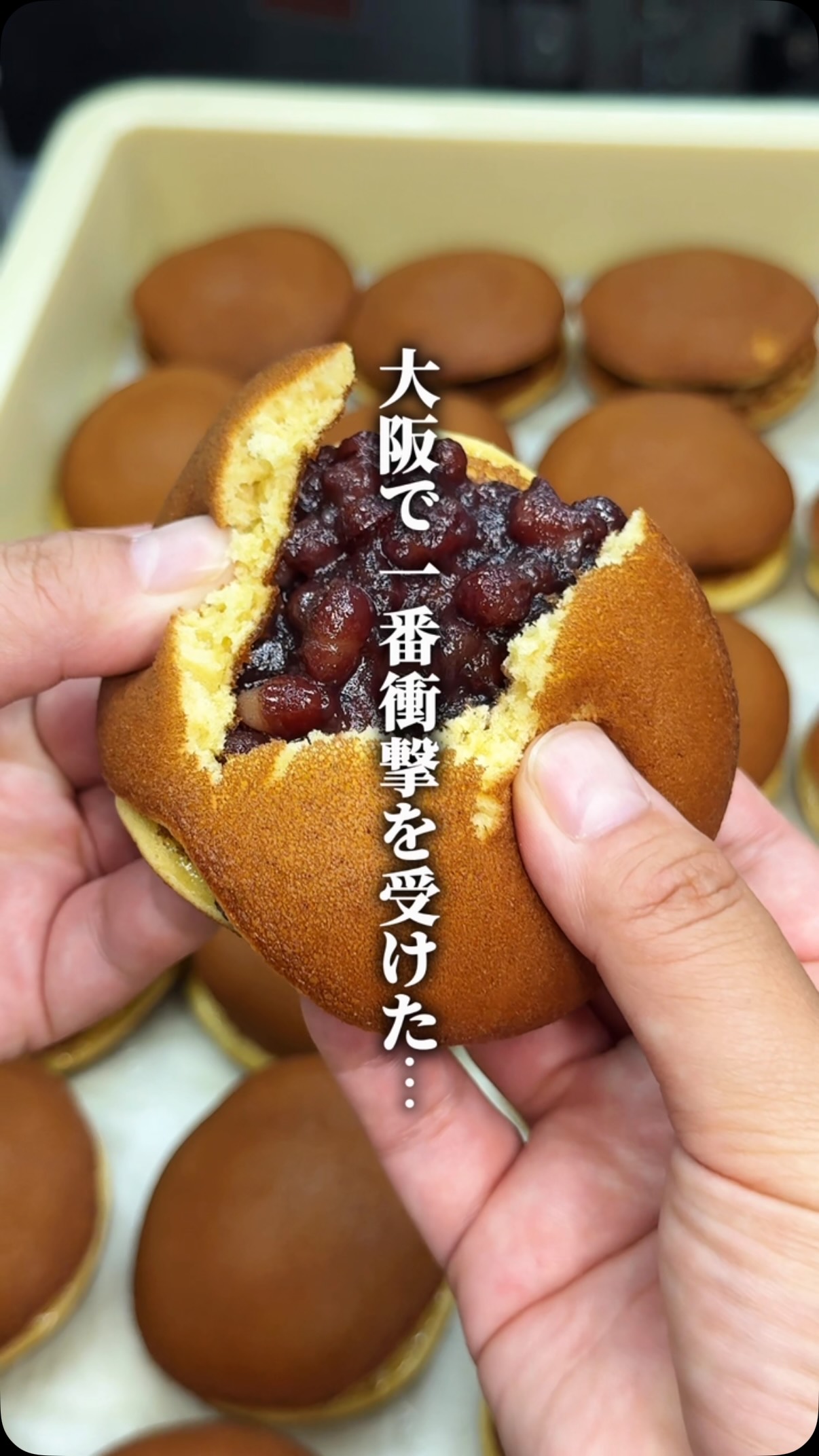 Freshly Baked Dorayaki and Fruit Daifuku