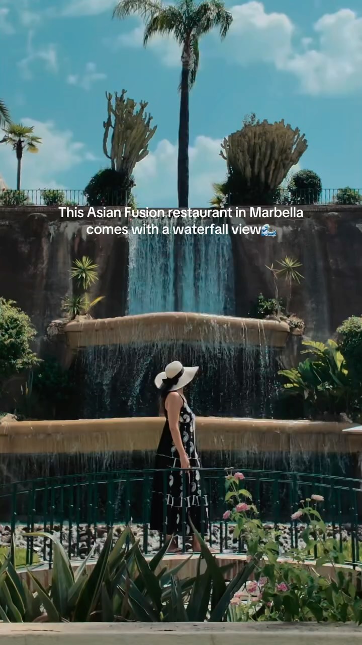 Tuk Tuk: Asian Fusion Oasis with Waterfall in Marbella