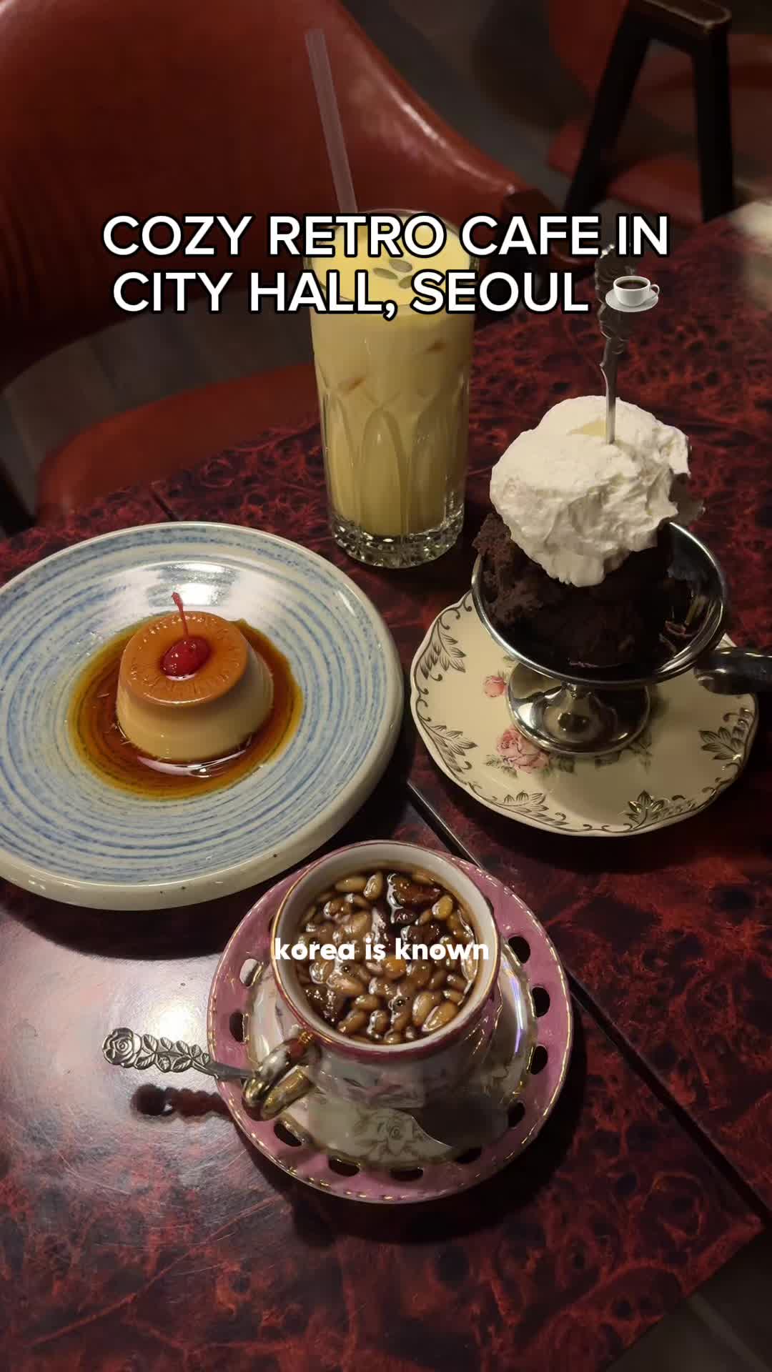 Seoul Cafe With Traditional Korean Drinks And Desserts