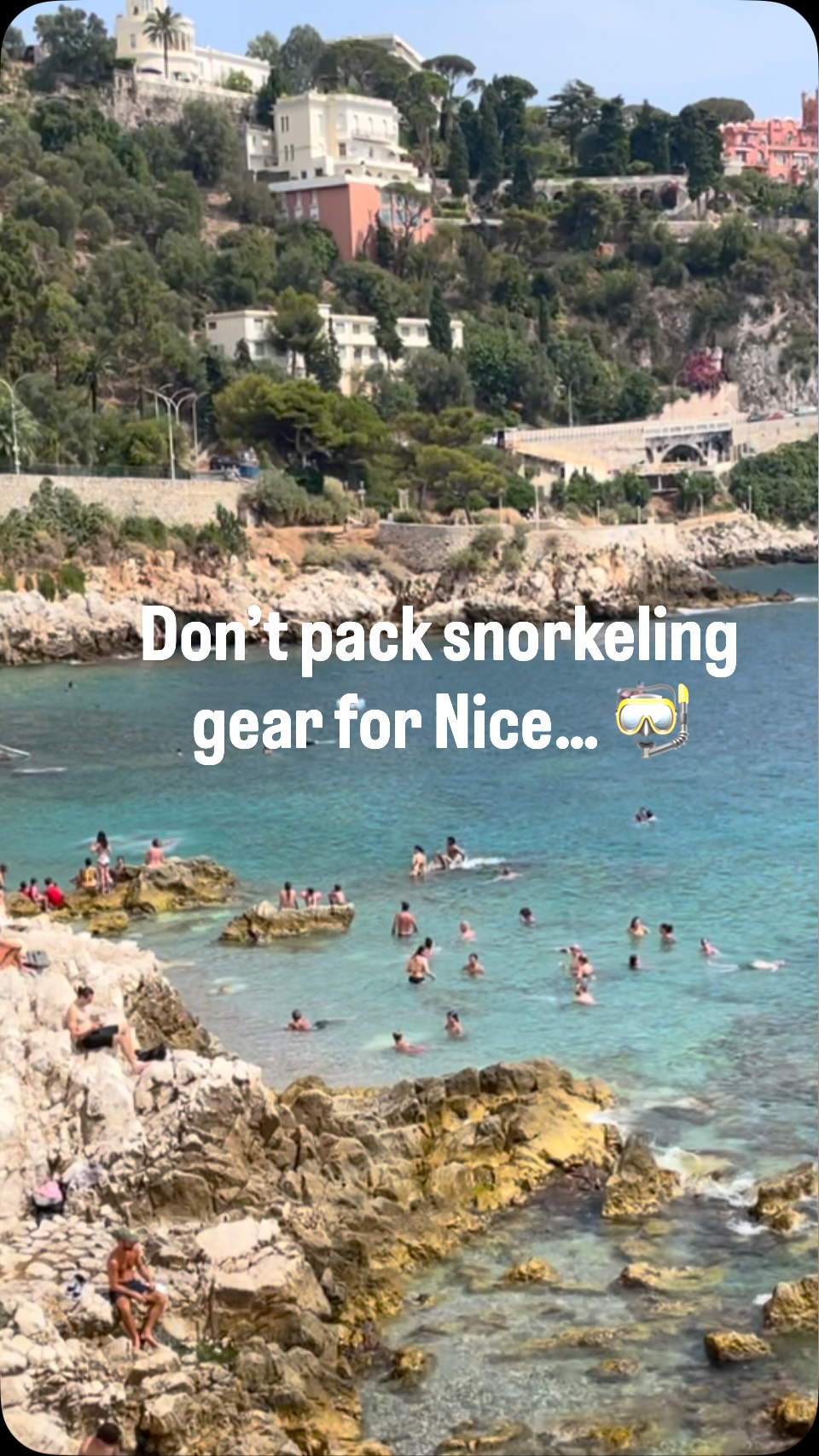 French Riviera Snorkel Gear Shopping
