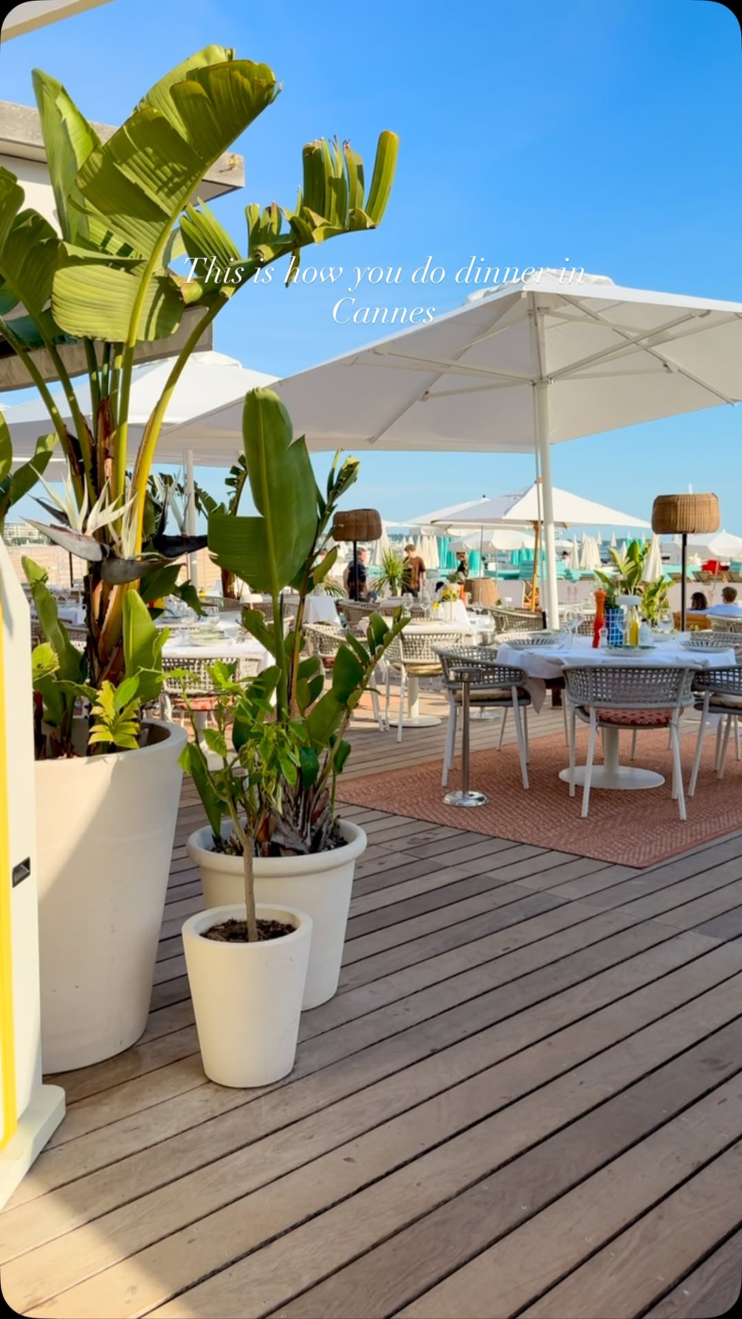 Cannes Waterfront Venue For Sunset Cocktails And Nightlife