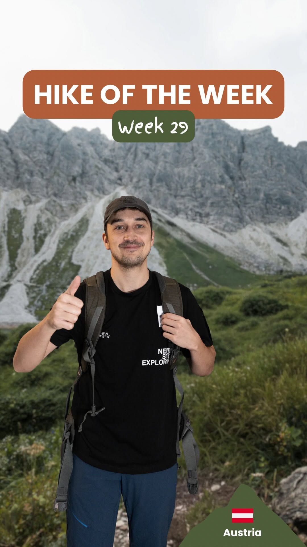 Austrian Alps Hike To Mountain Lakes