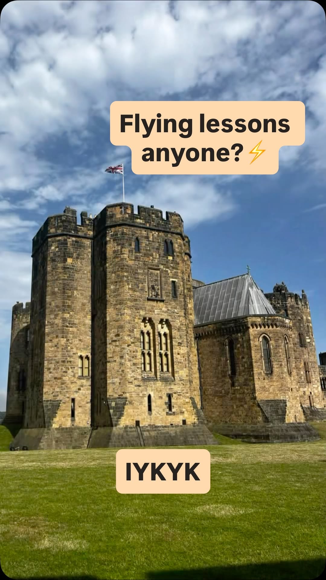 Alnwick Castle: Harry Potter's Flying Lesson Location