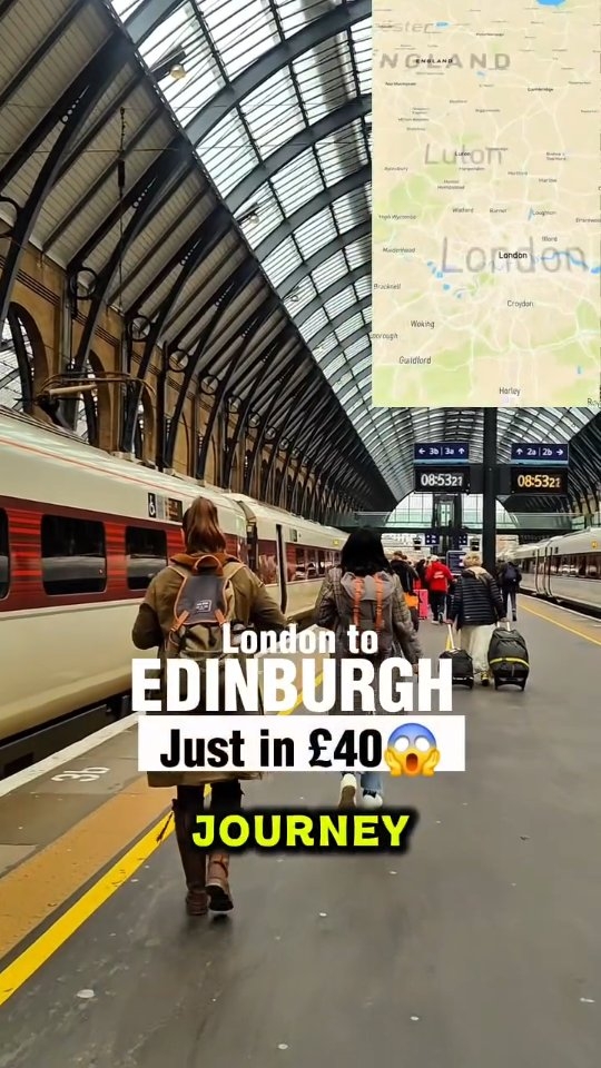 London To Edinburgh Train Journey Highlights