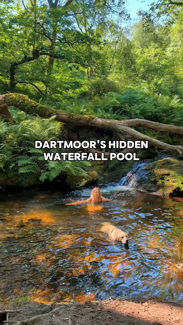 Wild Swimming At Venford Falls In Dartmoor