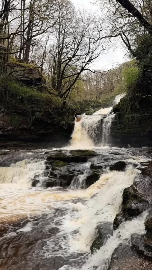 Waterfall Hikes Through Brecon Beacons Woodlands