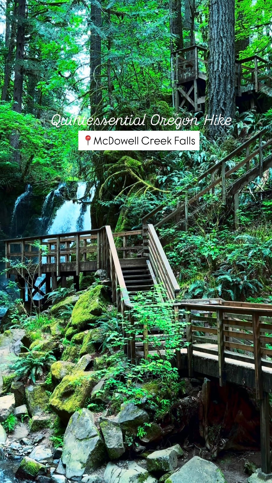 McDowell Creek Falls County Park's Natural Beauty