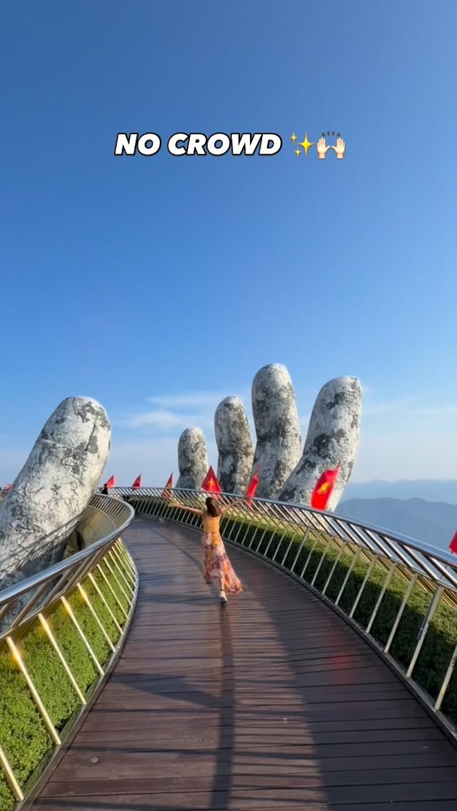 Experience the Golden Bridge at Ba Na Hills