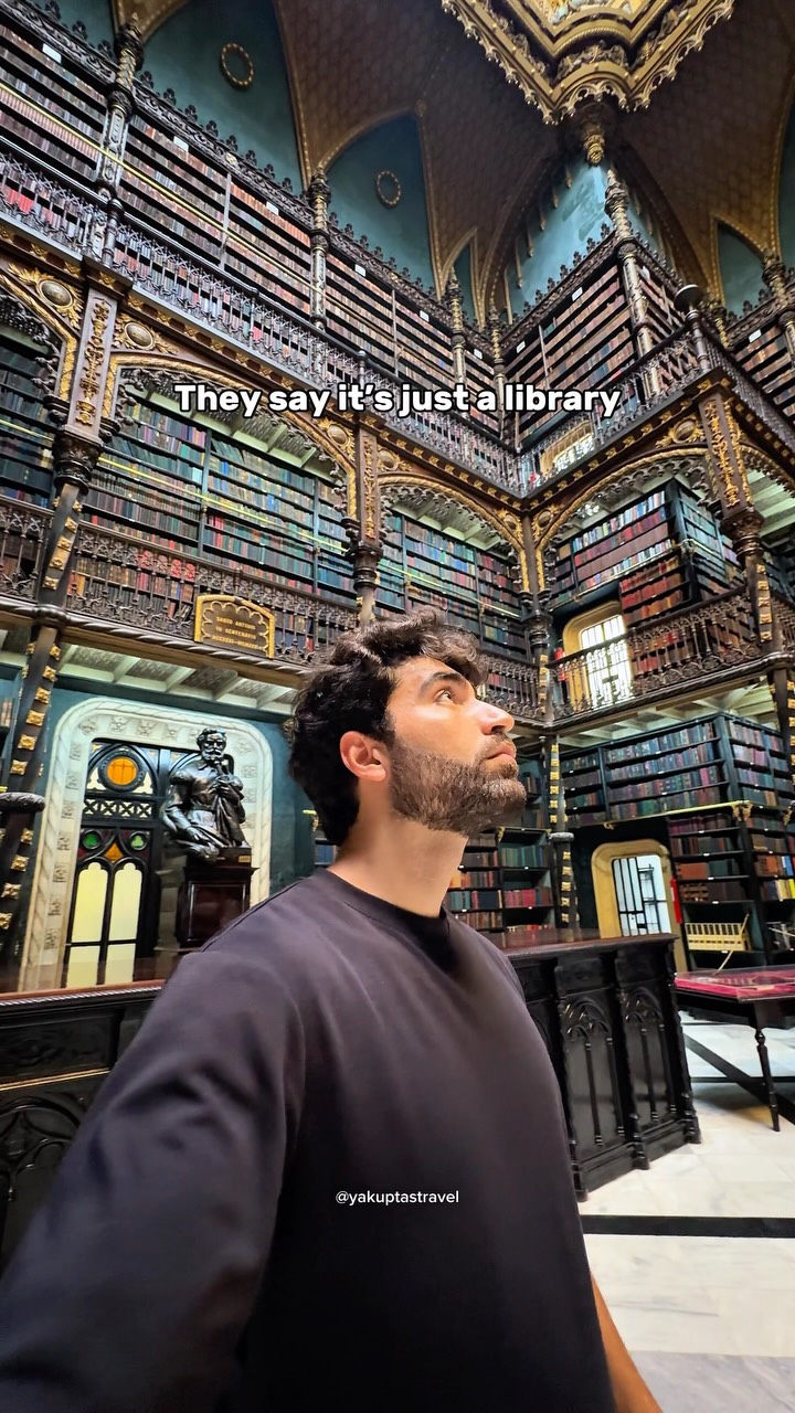 Historic Portuguese Library in Rio de Janeiro