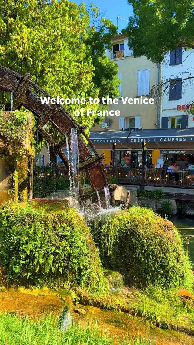 Provence Towns With Canals And Antique Markets