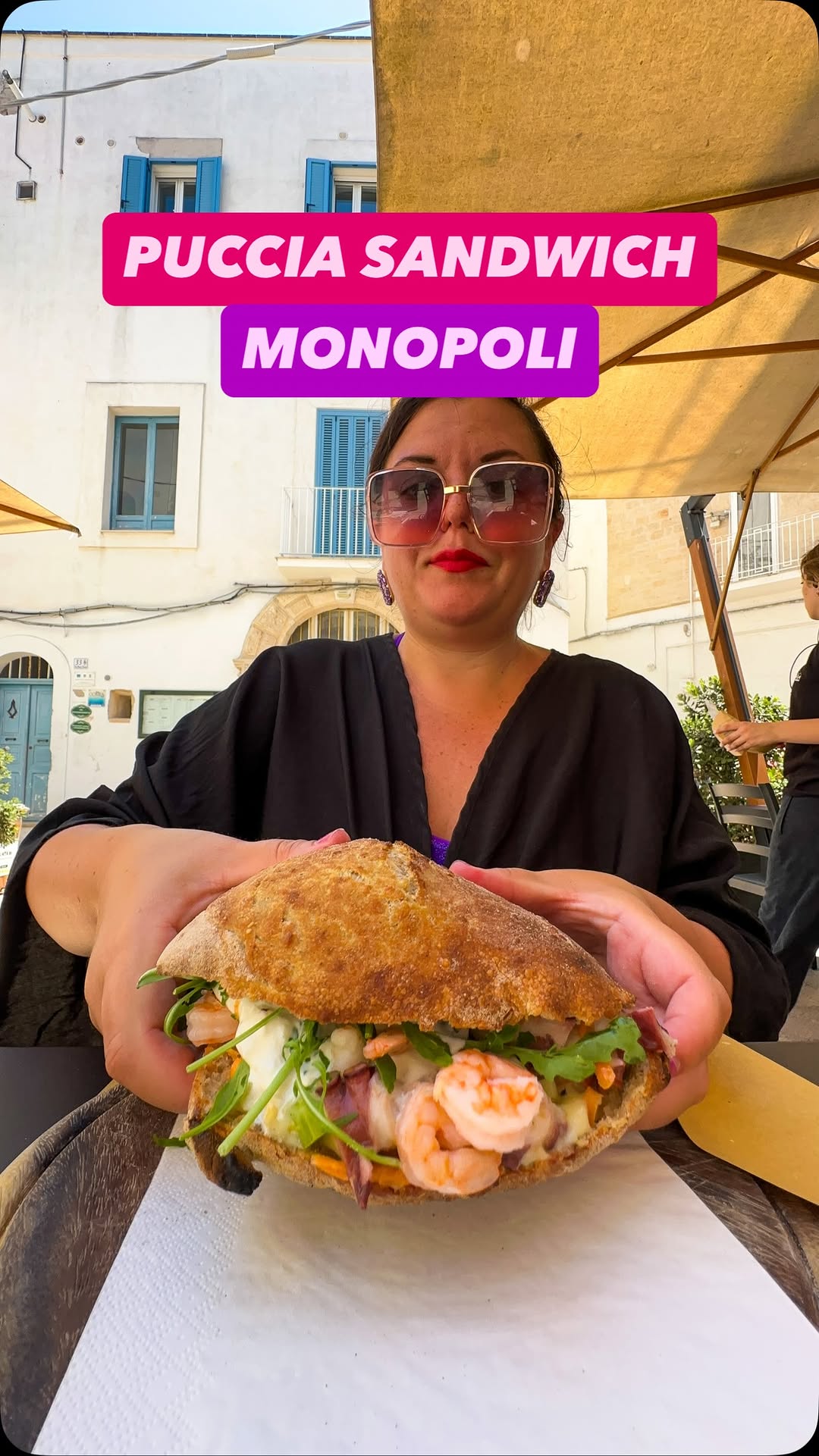 Puglia's Famous Puccia Sandwich Filled With Octopus