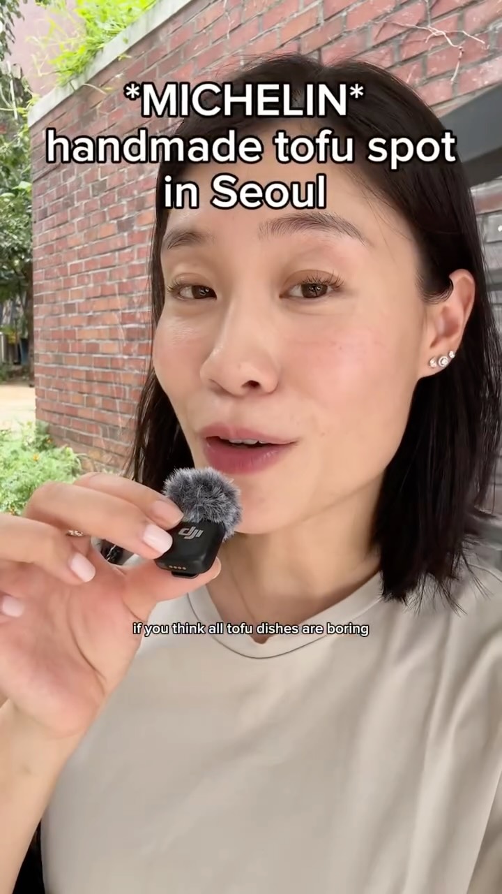 Michelin-Recognized Tofu Restaurant in Seoul