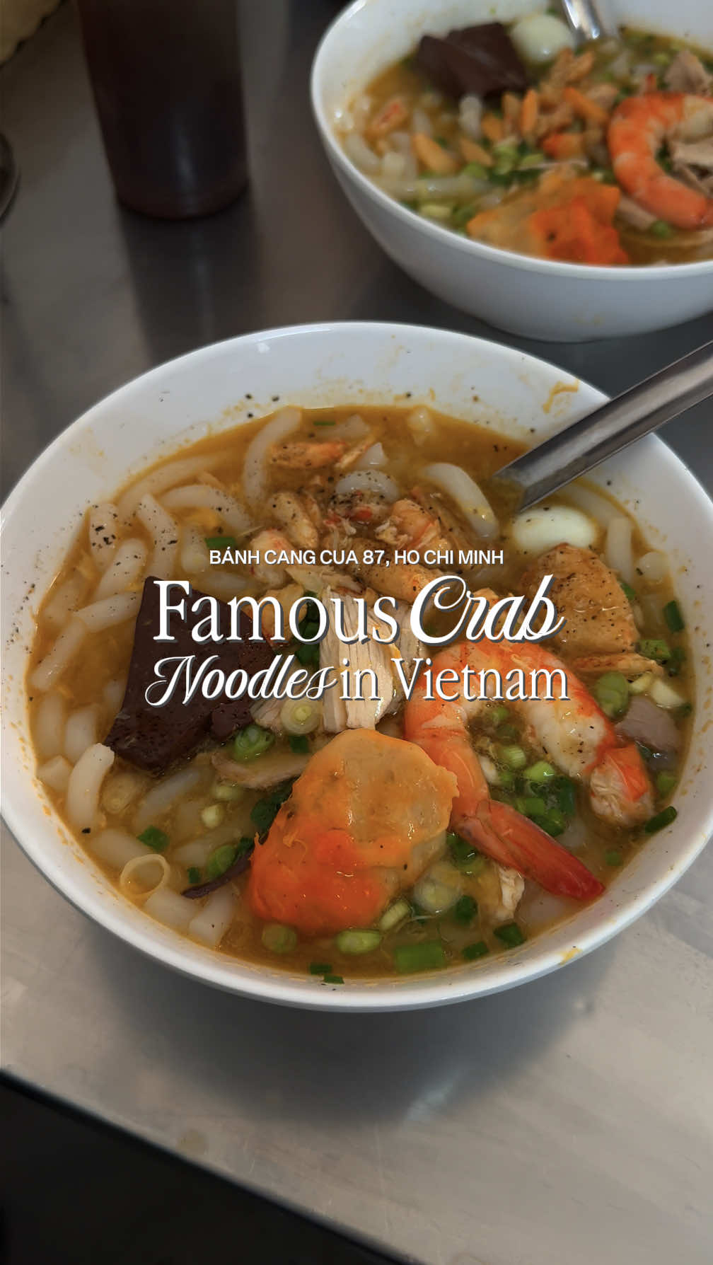 Ho Chi Minh City's Bánh Canh Cua Crab Noodle Soup