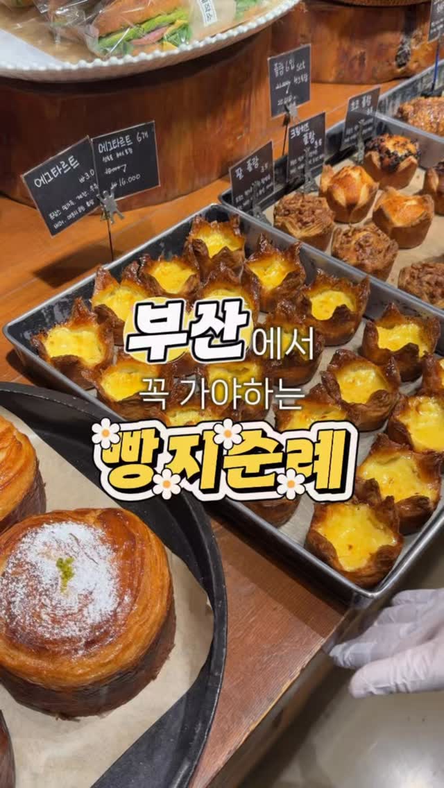 Busan's Famous Bakery for Must-Try Egg Tarts