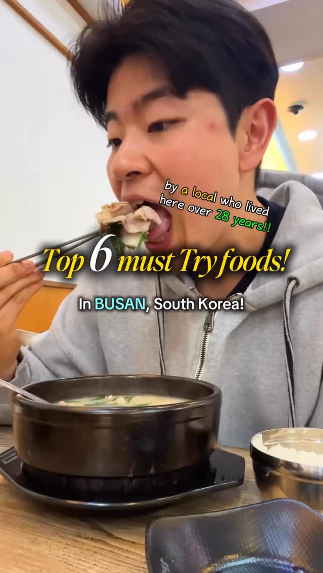 6 Restaurants in Busan