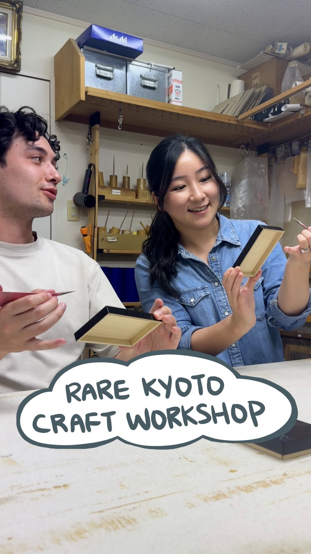 Kyoto Gold Leaf Craft Workshop Experience