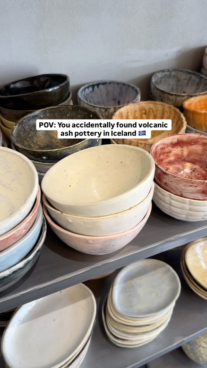 Volcanic Ash Pottery In Reykjavik