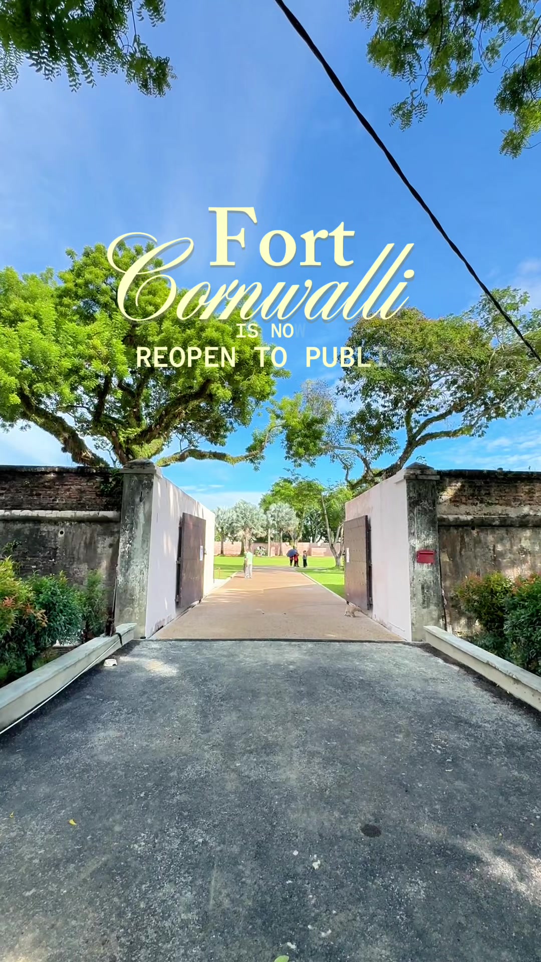 Fort Cornwallis Reopens with Free Admission