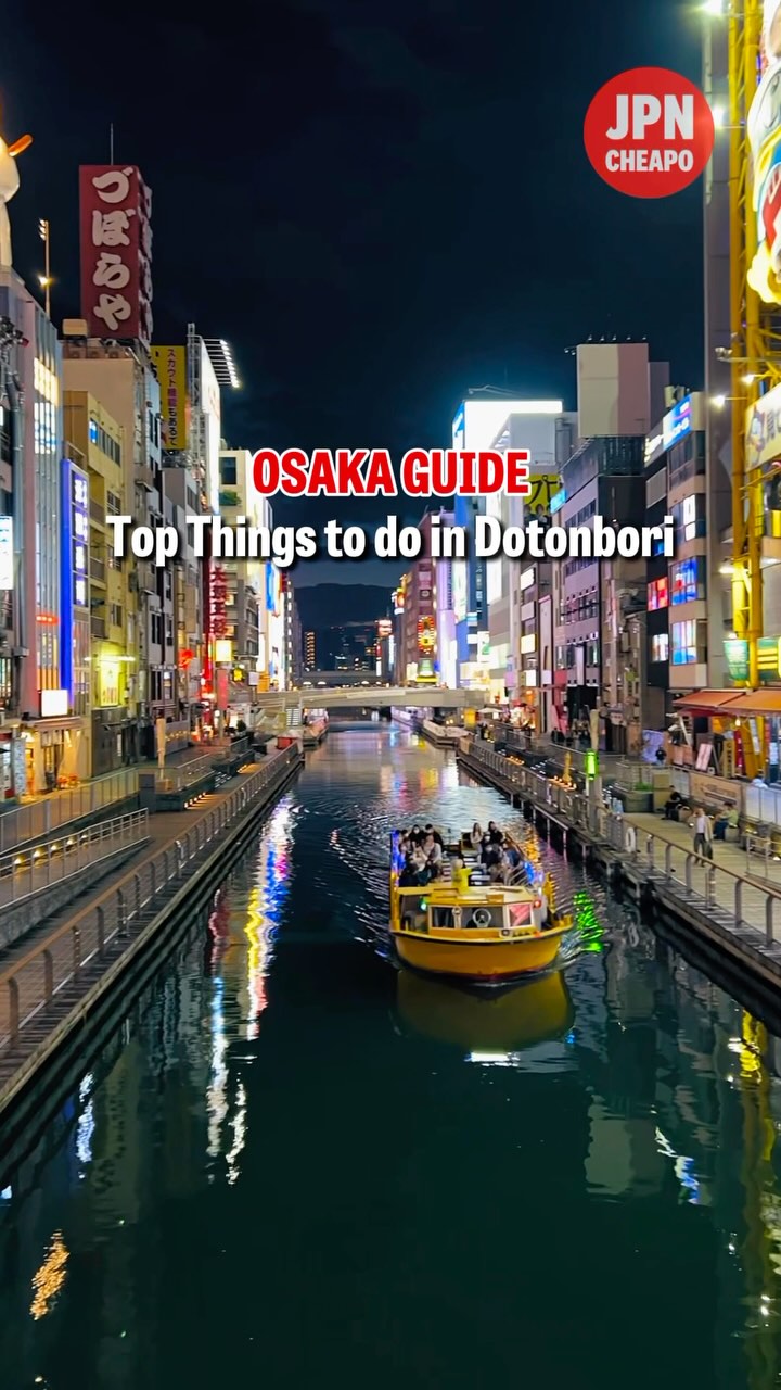 3 Places in Osaka