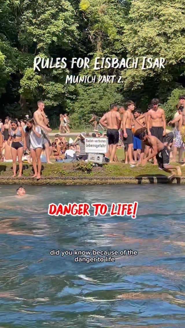 Munich River Swimming Spots And Safety Rules