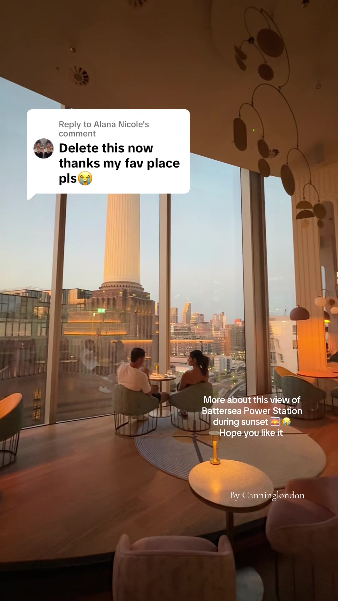 Battersea Power Station Sunset View