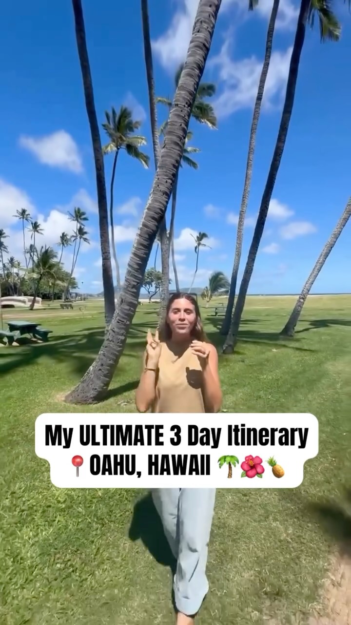 Oahu's Top Attractions: A Three-Day Island Itinerary
