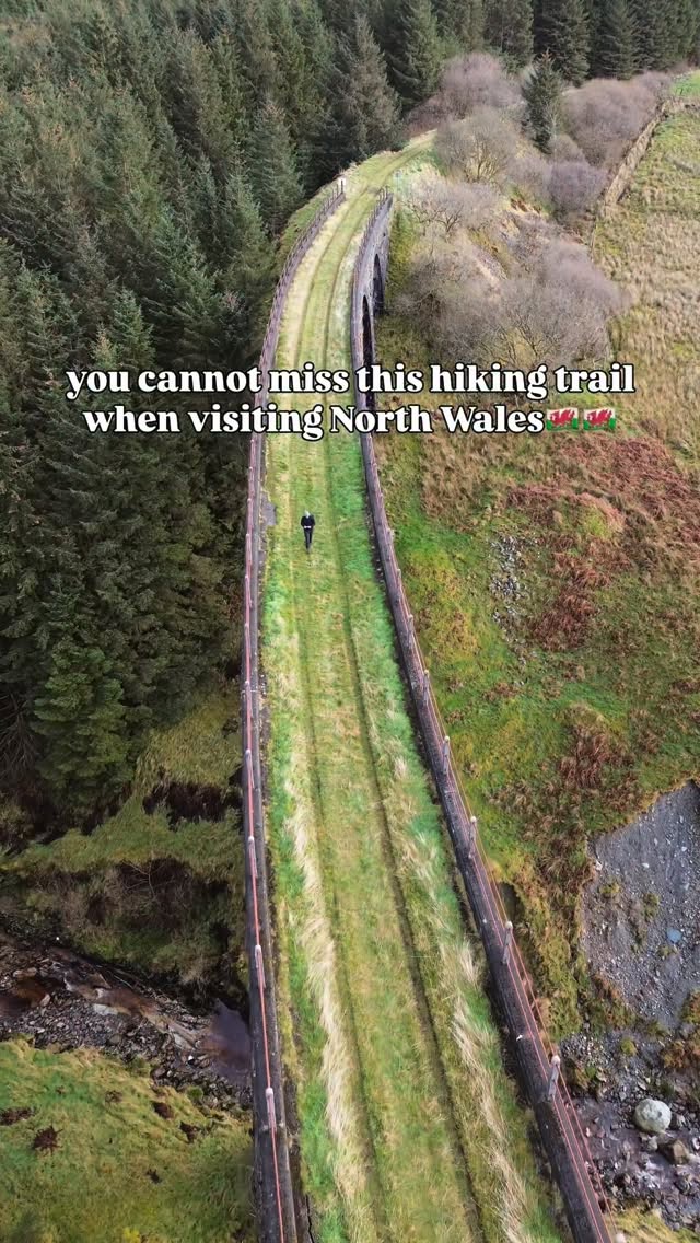 Snowdonia Hiking Trail Along Old Railway