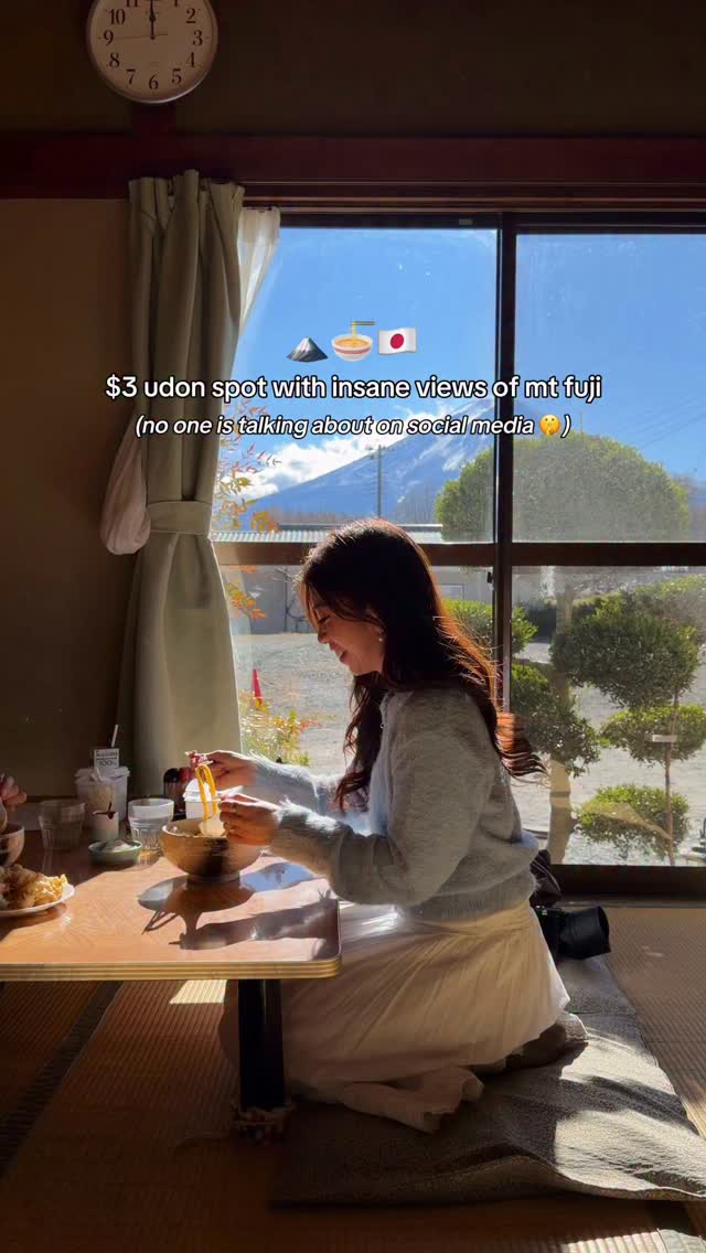 Udon Shop With Mount Fuji Views