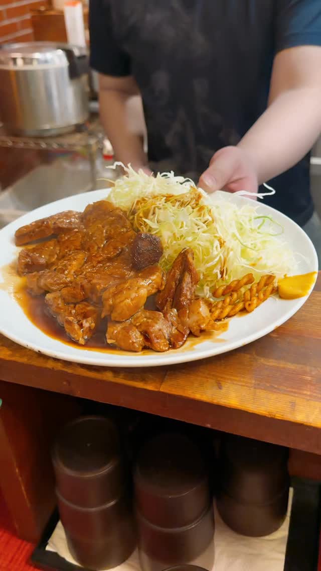 Pork Chop Rice Plate With Unlimited Sides