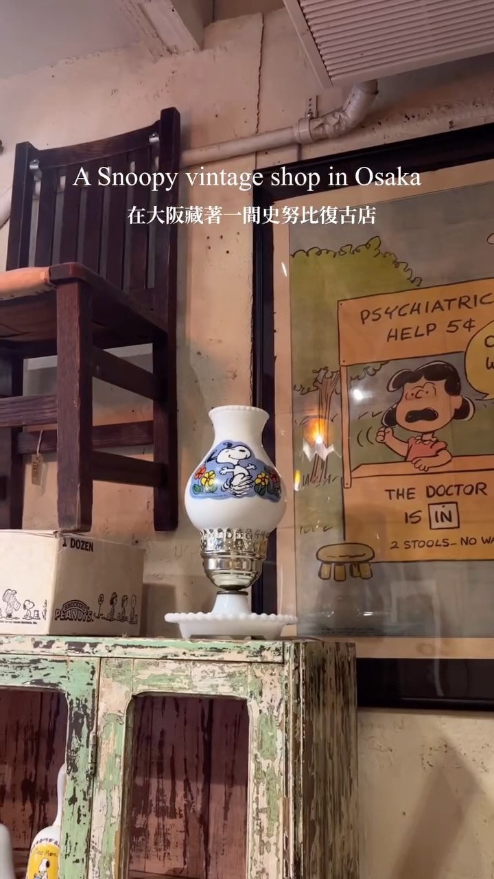 Snoopy Vintage Shop in Osaka, Japan