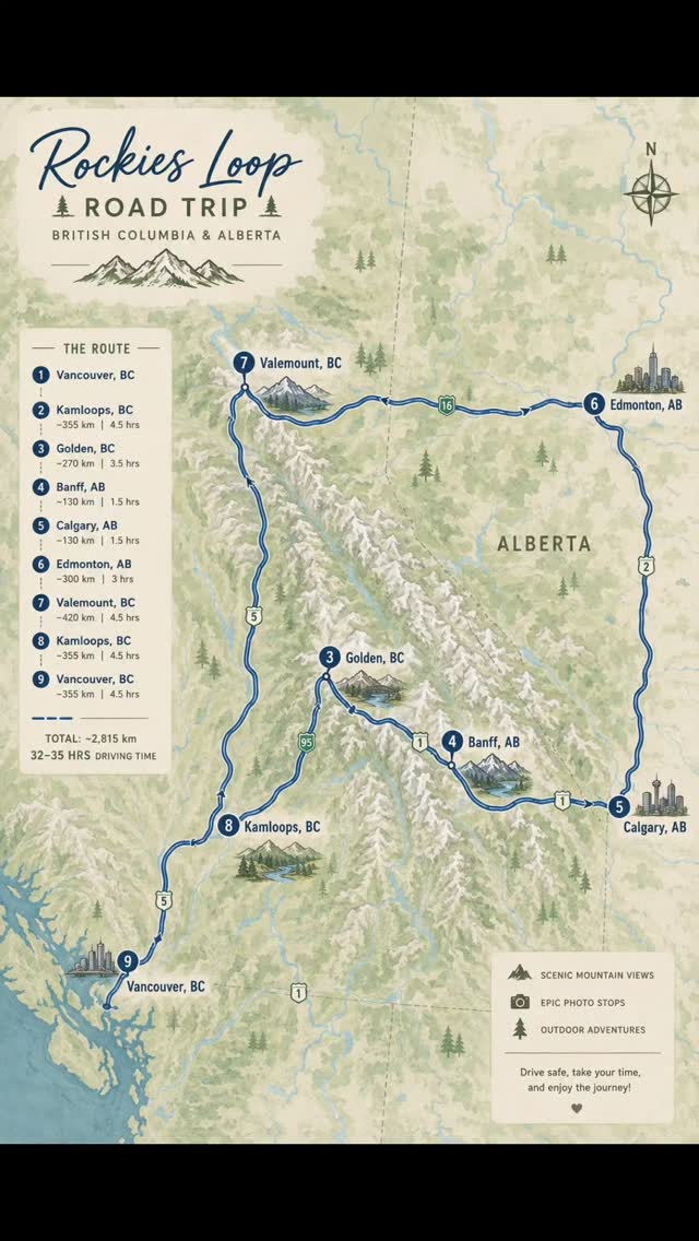 Rockies Road Trip Through British Columbia and Alberta