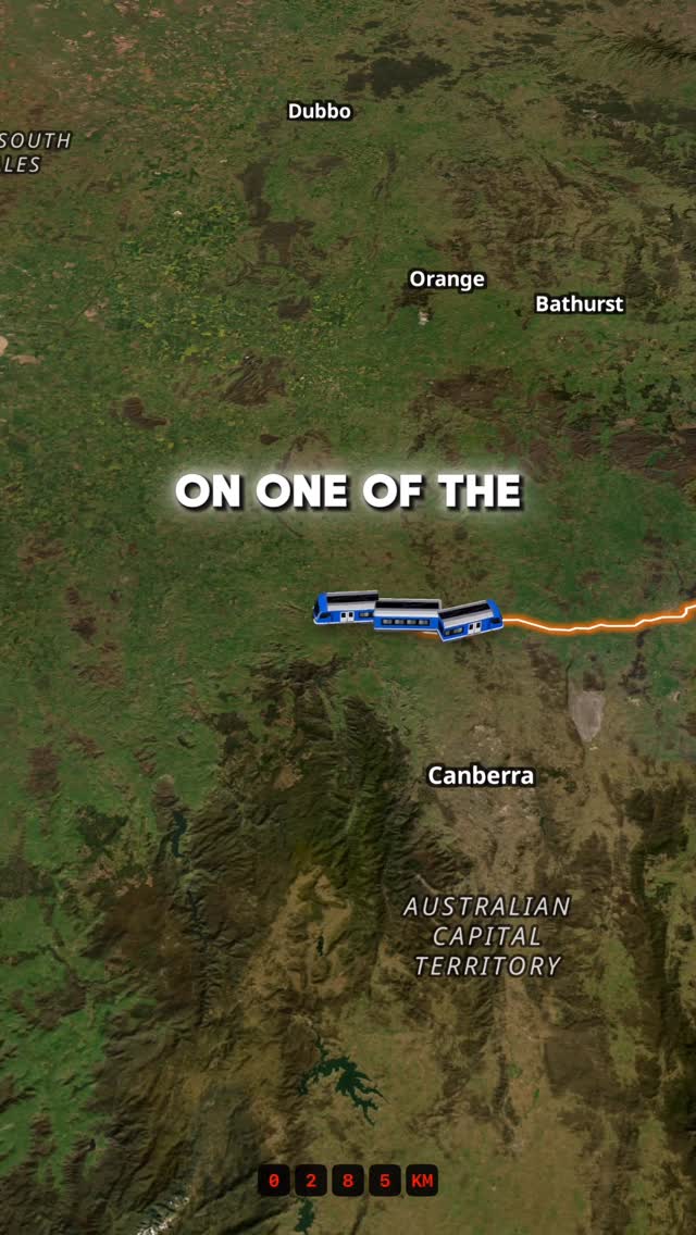 Indian Pacific Train Journey Across Australia