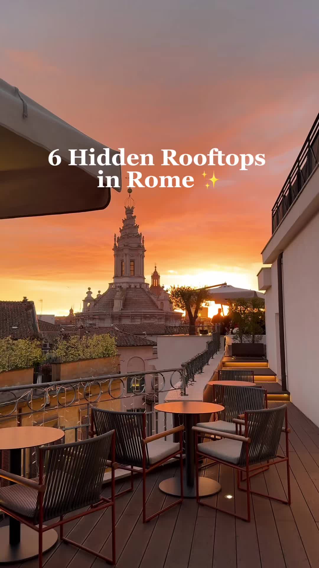 Roman Rooftop Bars And Restaurants