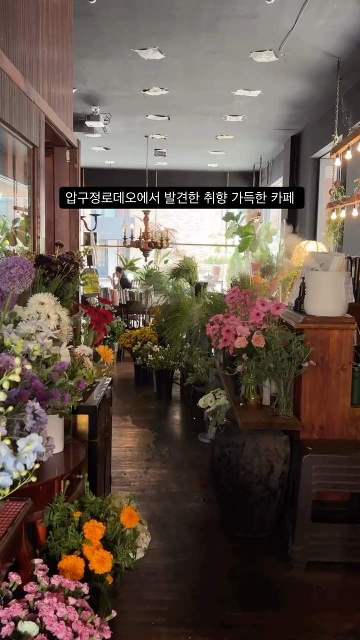 Apgujeong Rodeo Flower Shop and Cafe