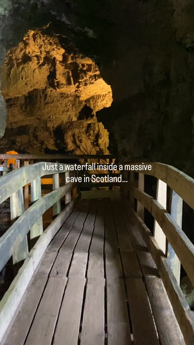 Scotland's Waterfall Cave