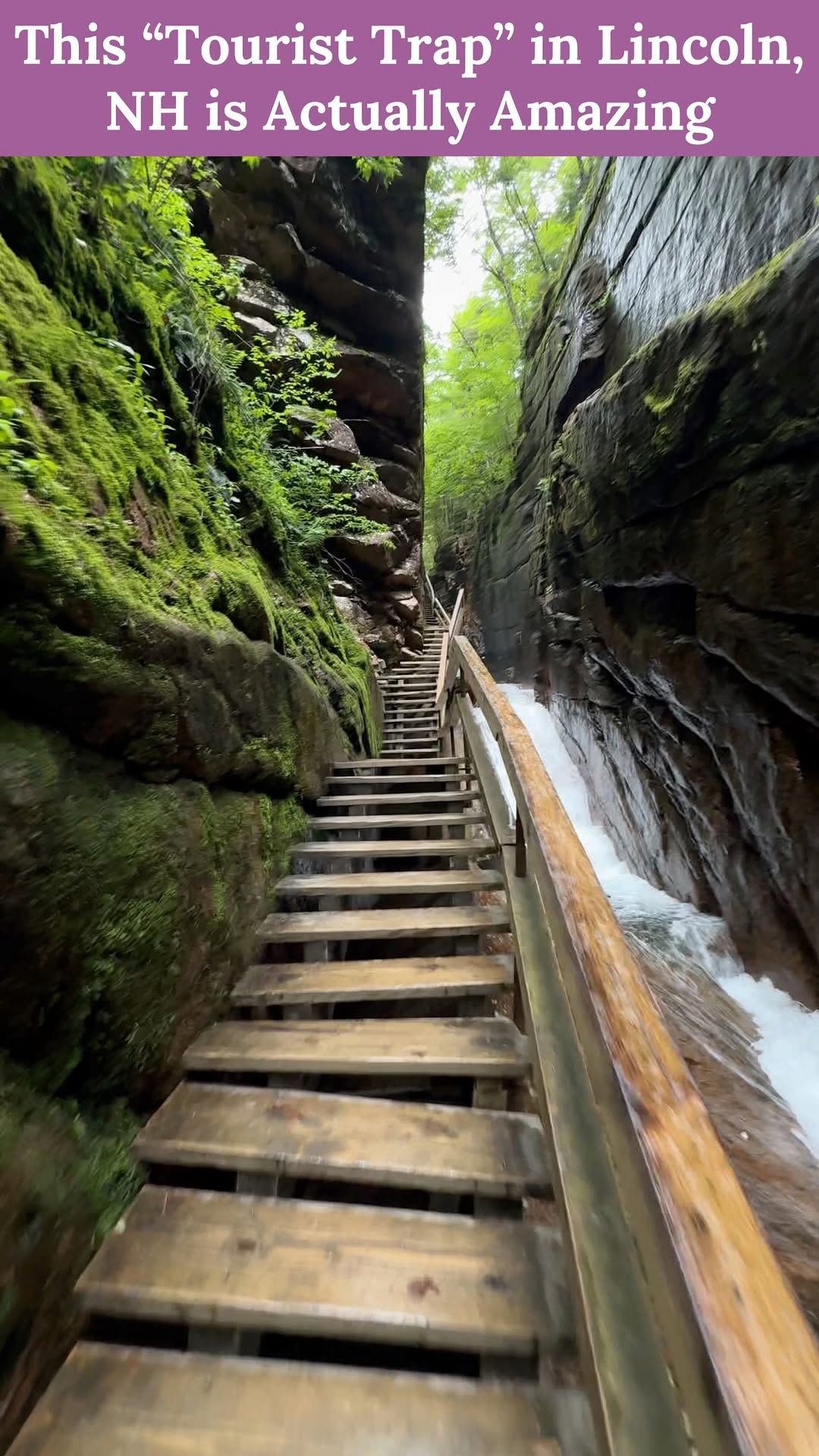 New Hampshire Natural Wonders: The Flume Gorge