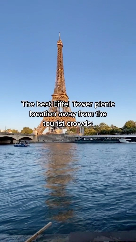 Eiffel Tower Picnic Spots Near The Seine