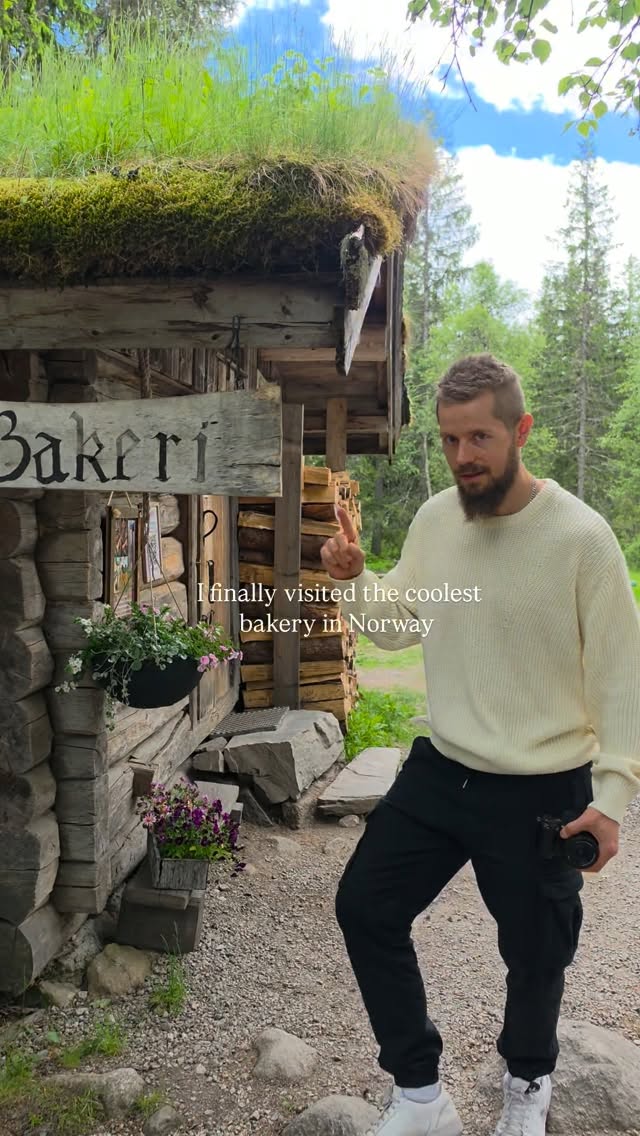 Norwegian Bakery Offers Fresh Pastries Amidst Nature