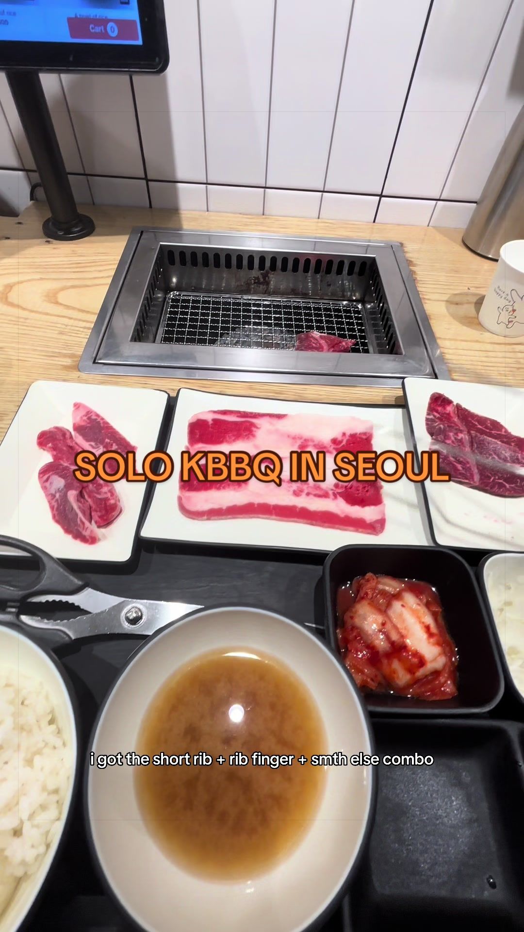 Seoul Solo Traveler Enjoys Korean BBQ
