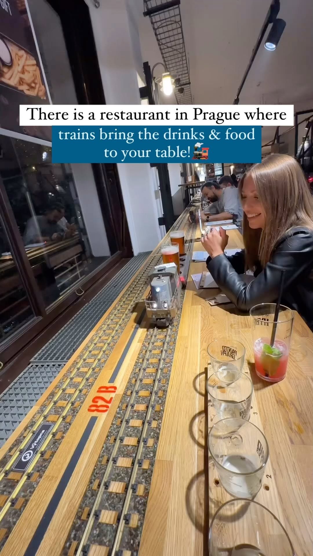 Railway Restaurant Delivers Food By Miniature Trains