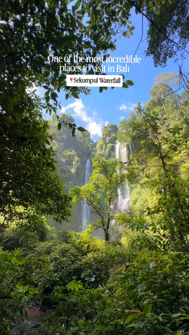 Sekumpul Waterfall's Natural Beauty