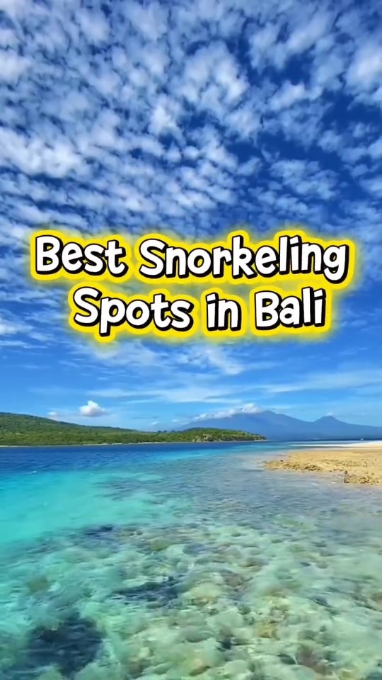 Best Bali Snorkeling Spots For Marine Life Adventures