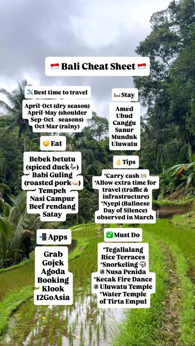 Top Bali Destinations For Your Indonesian Holiday