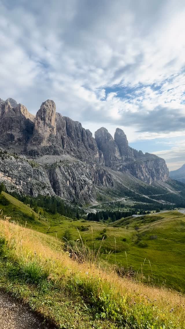 Alpine Passes In The Dolomites